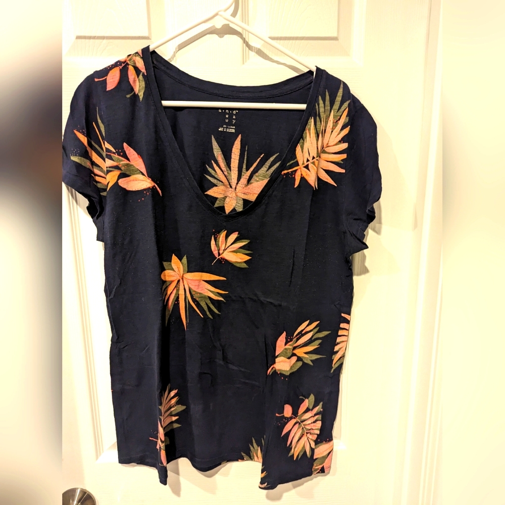 A New Day tropical t shirt